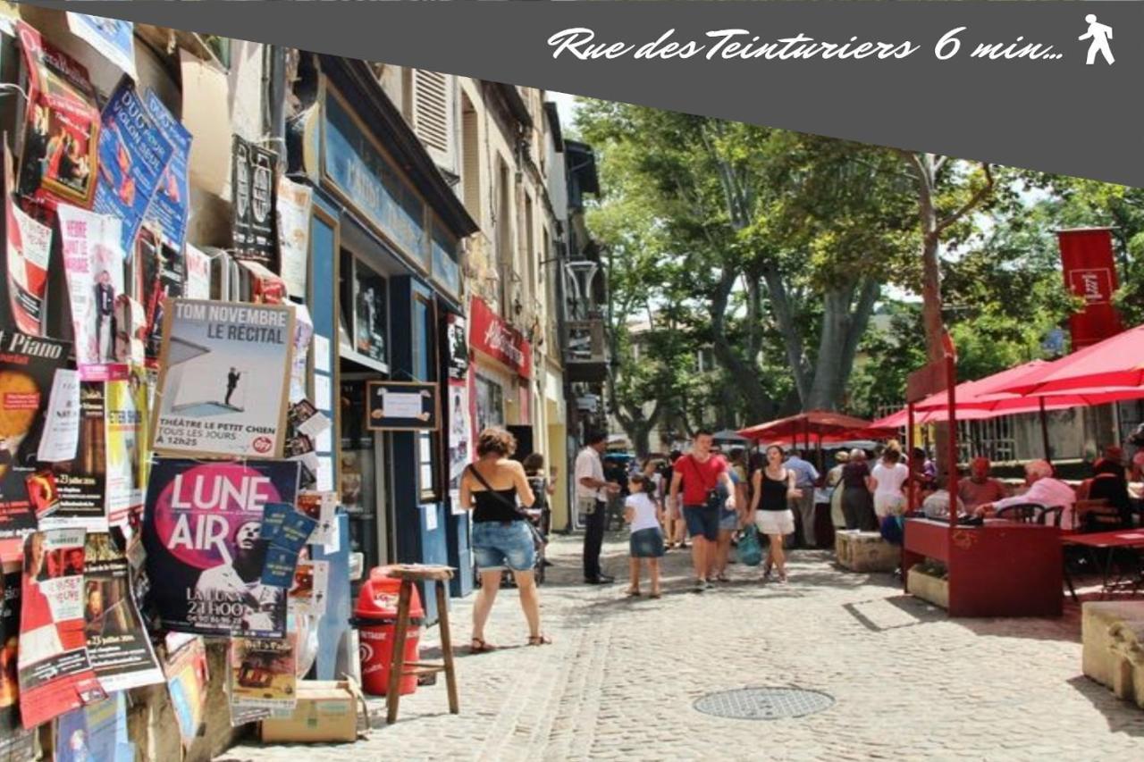 Le Chapeau Rouge Au Coeur Du Centre Historique Avignon Exteriör bild